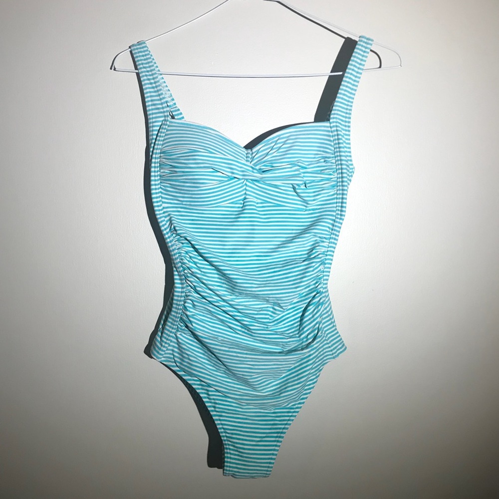 Vintage style striped one piece